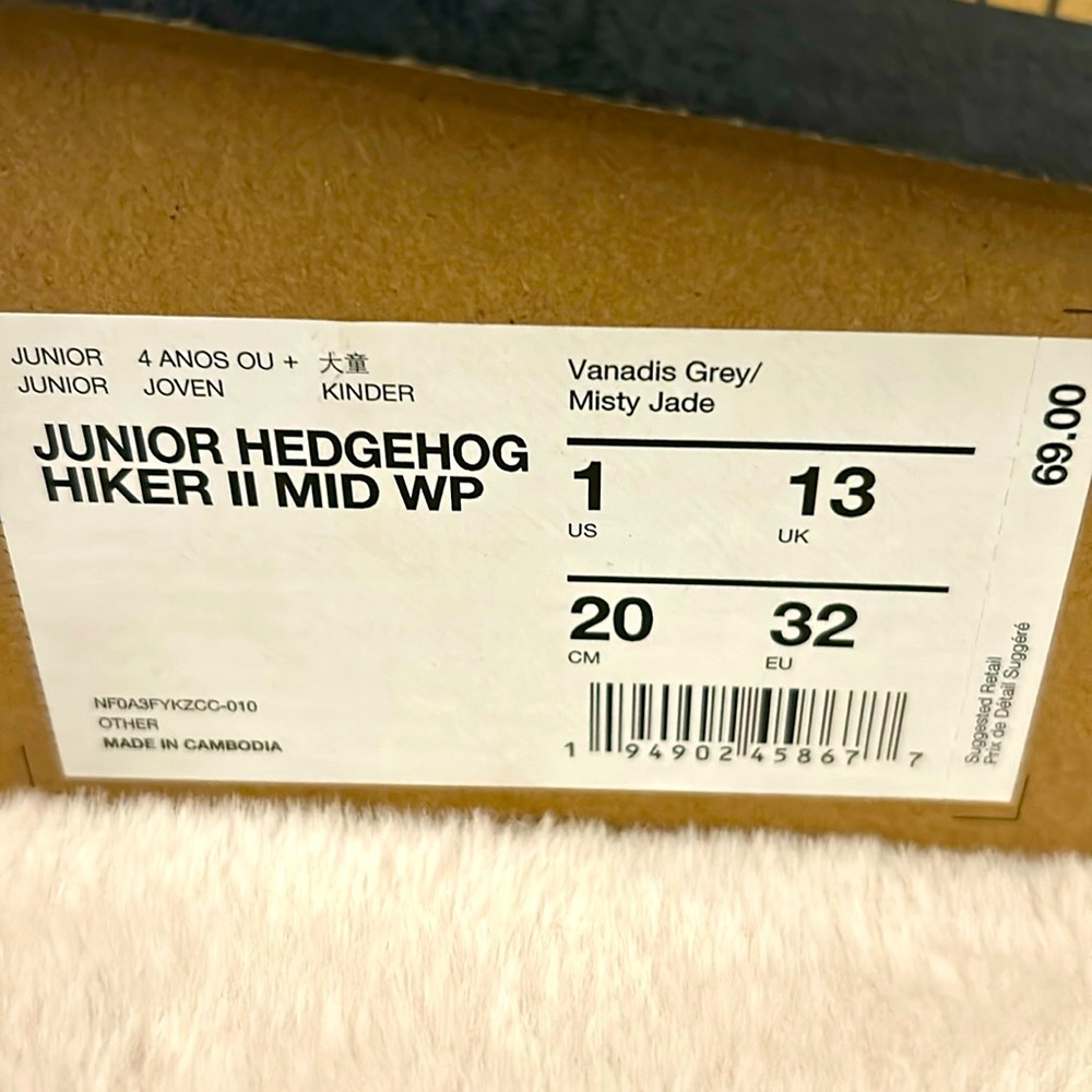 THE NORTH FACE KIDS HIKER BOOT